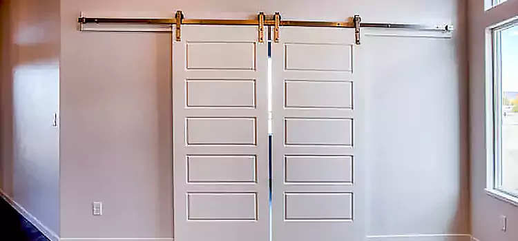 Glass Barn Door with Installation Hardware Kit Jonesboro